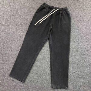 CHOOOSELF Casual All Match Black Cropped Sweatpants